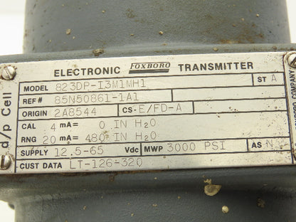 Foxboro 823DP-I3M1MH1 Electronic Pressure Transmitter 12.5-65VDC 3000PSI
