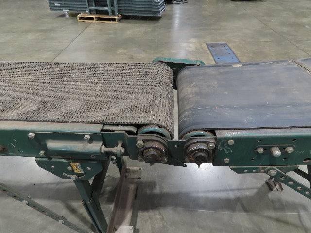 Rapistan 18"x 15' 7" Slider Bed Conveyor 16" Grip Belt 230/460V 3PH Drive 68FPM