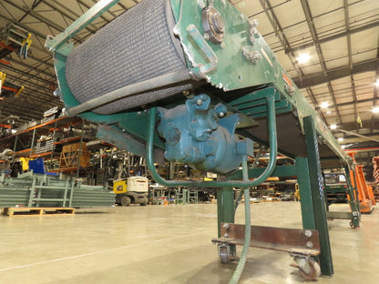 Rapistan 18"x 15' 7" Slider Bed Conveyor 16" Grip Belt 230/460V 3PH Drive 68FPM