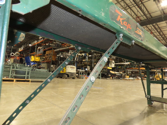 Rapistan 18"x 15' 7" Slider Bed Conveyor 16" Grip Belt 230/460V 3PH Drive 68FPM