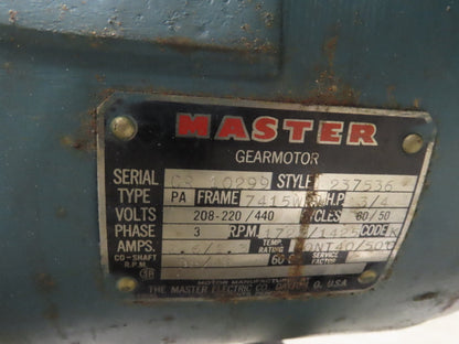 Rapistan 18"x 15' 7" Slider Bed Conveyor 16" Grip Belt 230/460V 3PH Drive 68FPM