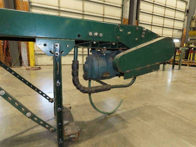 Rapistan 18"x 15' 7" Slider Bed Conveyor 16" Grip Belt 230/460V 3PH Drive 68FPM