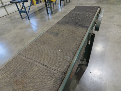 Rapistan 18"x 15' 7" Slider Bed Conveyor 16" Grip Belt 230/460V 3PH Drive 68FPM