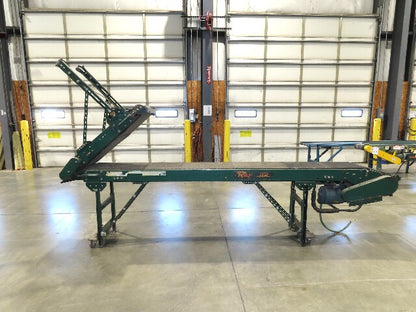 Rapistan 18"x 15' 7" Slider Bed Conveyor 16" Grip Belt 230/460V 3PH Drive 68FPM