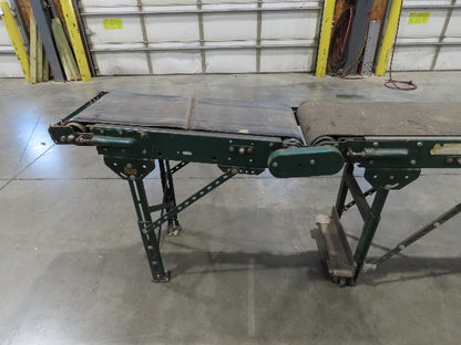 Rapistan 18"x 15' 7" Slider Bed Conveyor 16" Grip Belt 230/460V 3PH Drive 68FPM