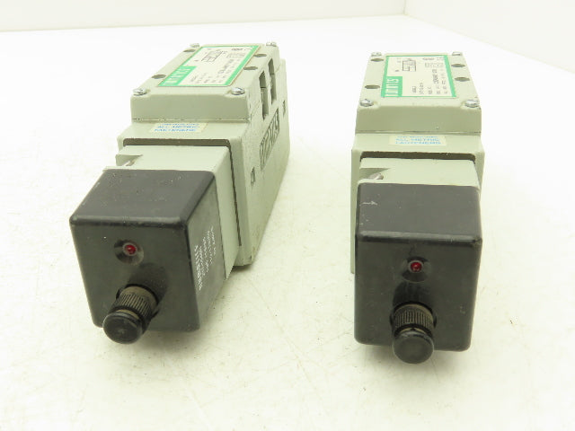 Numatics 123BA400KP14D30 Pneumatic Solenoid Valve 150PSIG 50-60HZ  Lot of 2
