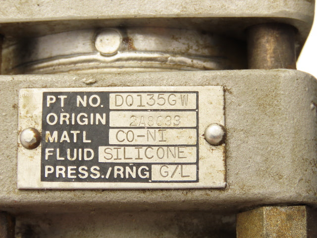 Foxboro 821GM-IS1NL2 Pressure Transmitter 1/2"NPT 12.5-65VDC 50PSI W/Bracket
