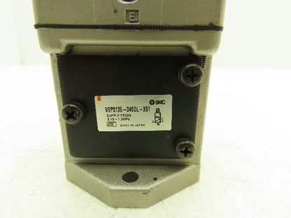 SMC VSP3135-049DL-X61 Pneumatic Solenoid Valve w/Base 1/2" NPT 120VAC 60Hz