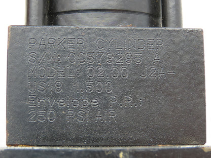Parker 02.00 J2AUS18 1.500  Double Acting Air Cylinder 1.5" Bore 2" Stroke