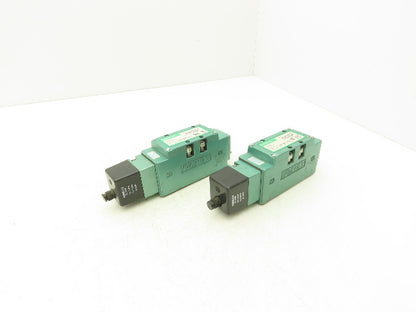 Numatics 123BA400KP14D30 Pneumatic Solenoid Valve 150PSIG 50/60HZ 120V Lot Of 2