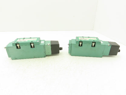Numatics 123BA400KP14D30 Pneumatic Solenoid Valve 150PSIG 50/60HZ 120V Lot Of 2