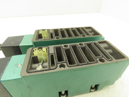 Numatics 123BA400KP14D30 Pneumatic Solenoid Valve 150PSIG 50/60HZ 120V Lot Of 2