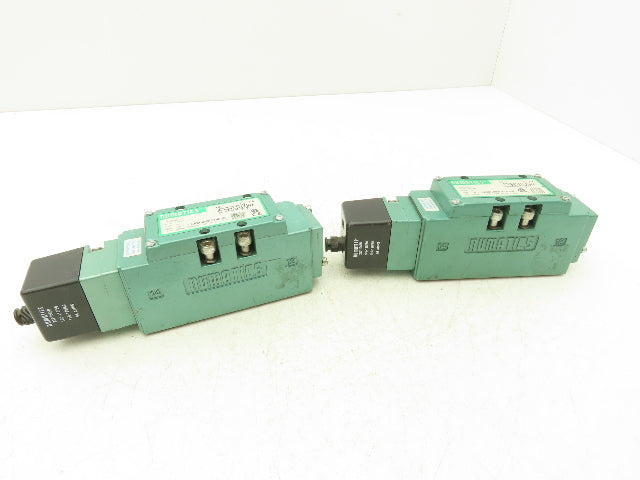 Numatics 123BA400KP14D30 Pneumatic Solenoid Valve 150PSIG 50/60HZ 120V Lot Of 2
