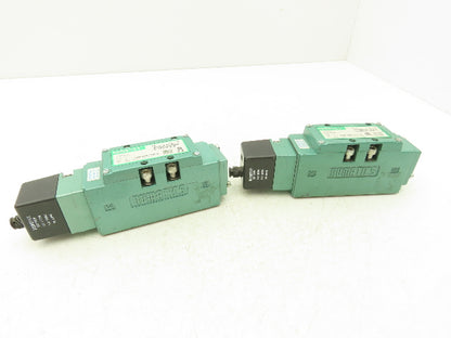 Numatics 123BA400KP14D30 Pneumatic Solenoid Valve 150PSIG 50/60HZ 120V Lot Of 2