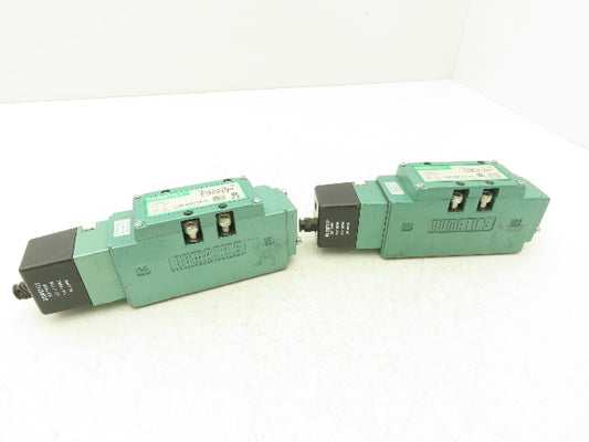 Numatics 123BA400KP14D30 Pneumatic Solenoid Valve 150PSIG 50/60HZ 120V Lot Of 2