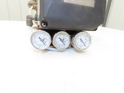 Triac PPR-1200 Spring Return Pneumatic Valve Actuator Rotary 4" Butterfly 2R80SR
