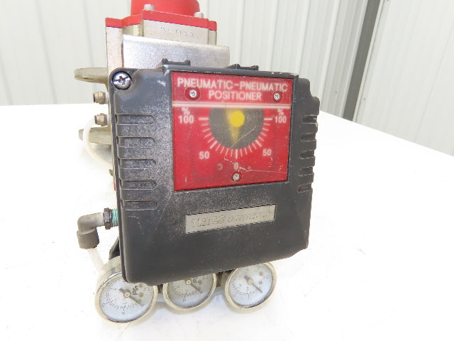 Triac PPR-1200 Spring Return Pneumatic Valve Actuator Rotary 4" Butterfly 2R80SR