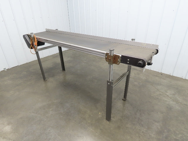 HFA 2210 Series 18"x 89" Aluminum Flat Belt Conveyor 115V Belt Drive 56FPM