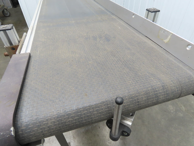 HFA 2210 Series 18"x 89" Aluminum Flat Belt Conveyor 115V Belt Drive 56FPM