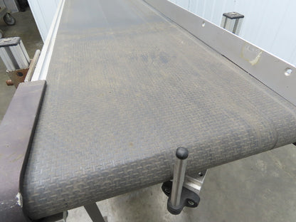 HFA 2210 Series 18"x 89" Aluminum Flat Belt Conveyor 115V Belt Drive 56FPM