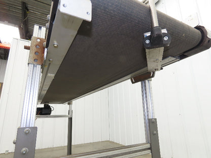 HFA 2210 Series 18"x 89" Aluminum Flat Belt Conveyor 115V Belt Drive 56FPM