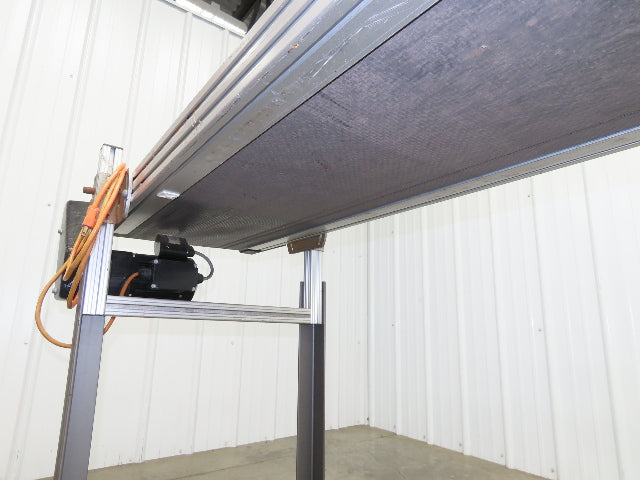 HFA 2210 Series 18"x 89" Aluminum Flat Belt Conveyor 115V Belt Drive 56FPM