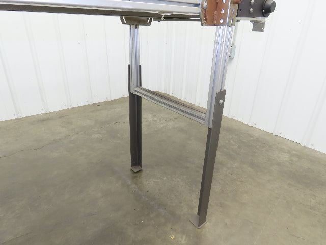 HFA 2210 Series 18"x 89" Aluminum Flat Belt Conveyor 115V Belt Drive 56FPM