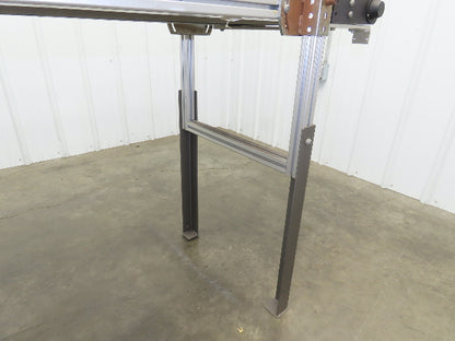 HFA 2210 Series 18"x 89" Aluminum Flat Belt Conveyor 115V Belt Drive 56FPM