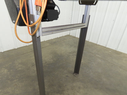 HFA 2210 Series 18"x 89" Aluminum Flat Belt Conveyor 115V Belt Drive 56FPM