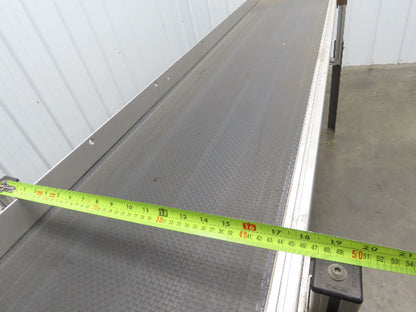 HFA 2210 Series 18"x 89" Aluminum Flat Belt Conveyor 115V Belt Drive 56FPM