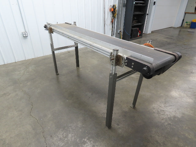 HFA 2210 Series 18"x 89" Aluminum Flat Belt Conveyor 115V Belt Drive 56FPM