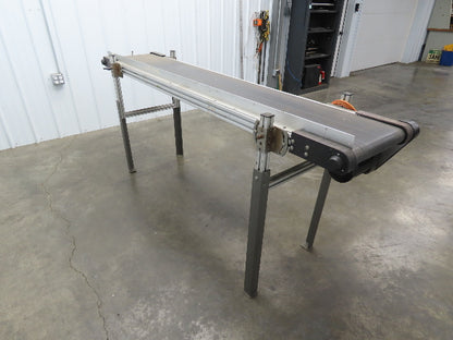 HFA 2210 Series 18"x 89" Aluminum Flat Belt Conveyor 115V Belt Drive 56FPM