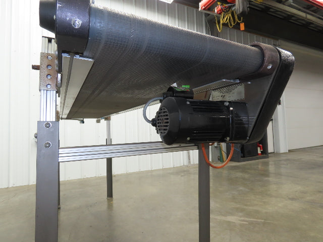 HFA 2210 Series 18"x 89" Aluminum Flat Belt Conveyor 115V Belt Drive 56FPM