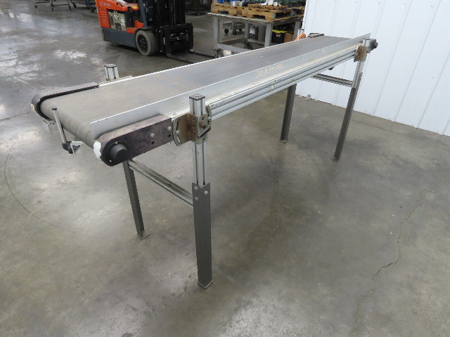 HFA 2210 Series 18"x 89" Aluminum Flat Belt Conveyor 115V Belt Drive 56FPM