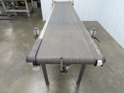 HFA 2210 Series 18"x 89" Aluminum Flat Belt Conveyor 115V Belt Drive 56FPM