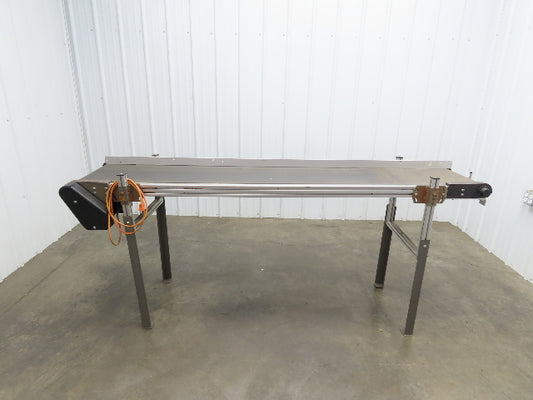 HFA 2210 Series 18"x 89" Aluminum Flat Belt Conveyor 115V Belt Drive 56FPM