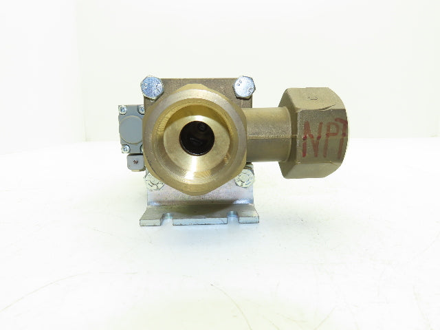COAX 5-VMK 25 DR NC Brass Coaxial 3-Way Solenoid Valve 1-1/2"NPT 24VDC 230PSI
