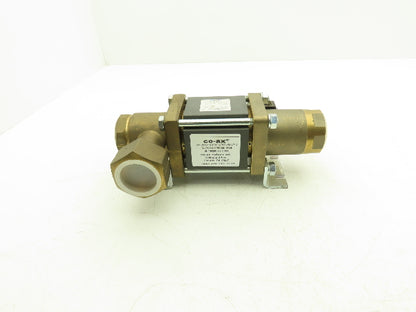COAX 5-VMK 25 DR NC Brass Coaxial 3-Way Solenoid Valve 1-1/2"NPT 24VDC 230PSI