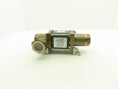 COAX 5-VMK 25 DR NC Brass Coaxial 3-Way Solenoid Valve 1-1/2"NPT 24VDC 230PSI