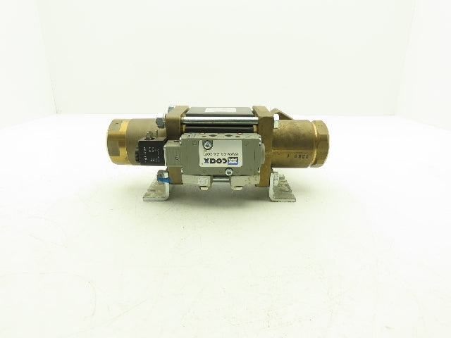 COAX 5-VMK 25 DR NC Brass Coaxial 3-Way Solenoid Valve 1-1/2"NPT 24VDC 230PSI