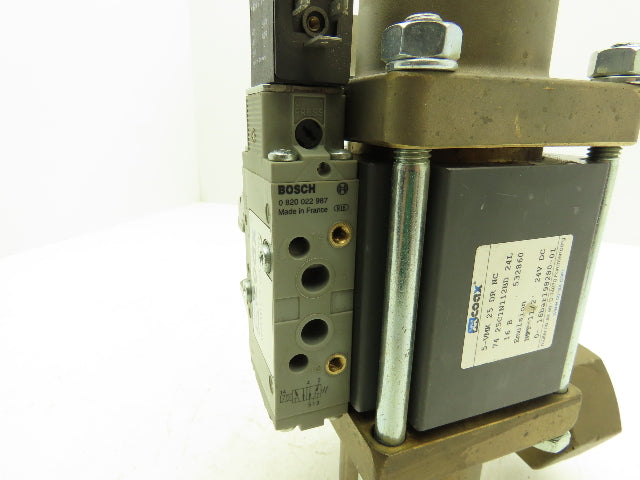 COAX 5-VMK 25 DR NC Brass Coaxial 3-Way Solenoid Valve 1-1/2"NPT 24VDC 230PSI