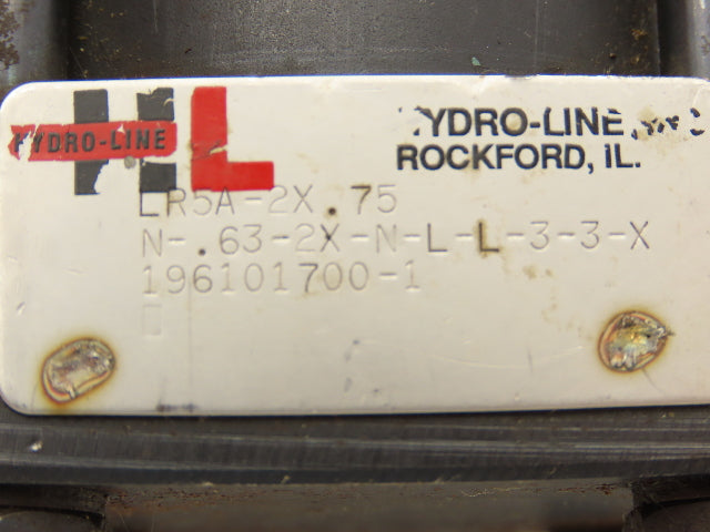 Hydro-Line LR5A-2X.75N-.63 Pneumatic Cylinder 2" Bore X .75" Stroke 3/8" NPT