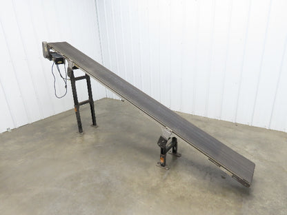 Dorner 2200 Series 12"x 10' Incline Belt Conveyor 115V Variable Speed 114FPM