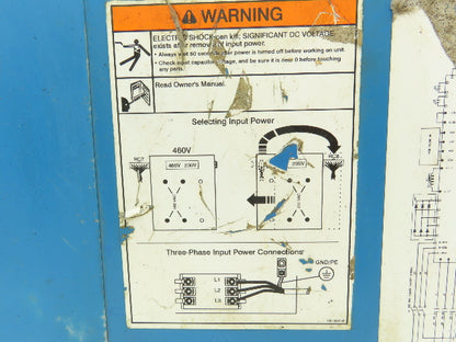 Miller Invision 456MP Side Panel Cover Left Hand Blue Welding Parts 190 271