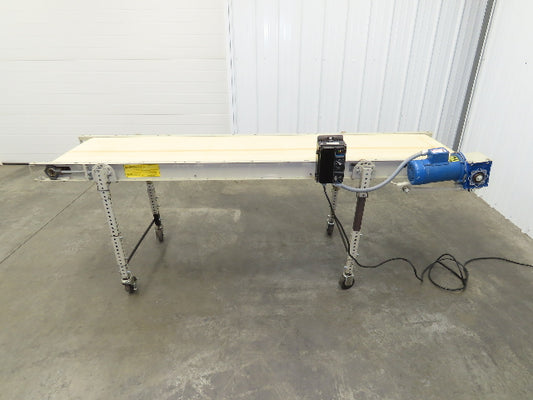 EMI Plastics 23"x 96" Belt Conveyor 19.5" Belt 120V 1PH 1-24FPM Variable Speed