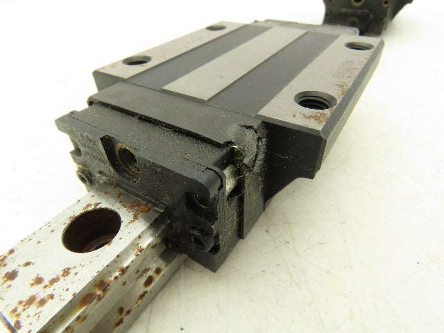 THK SHS25C Linear Guide Bearing Caged Ball Block 400mm Rail 2 Bearing