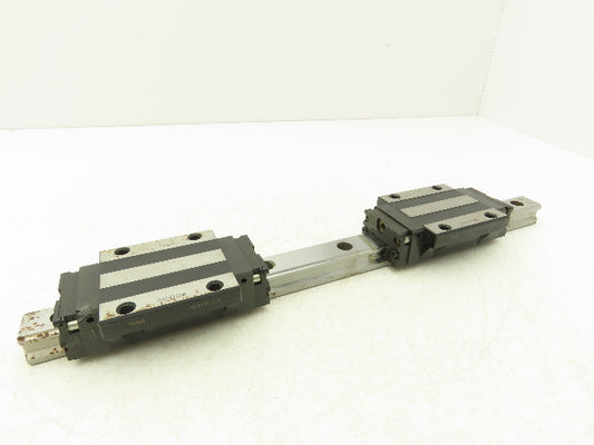 THK SHS25C Linear Guide Bearing Caged Ball Block 400mm Rail 2 Bearing