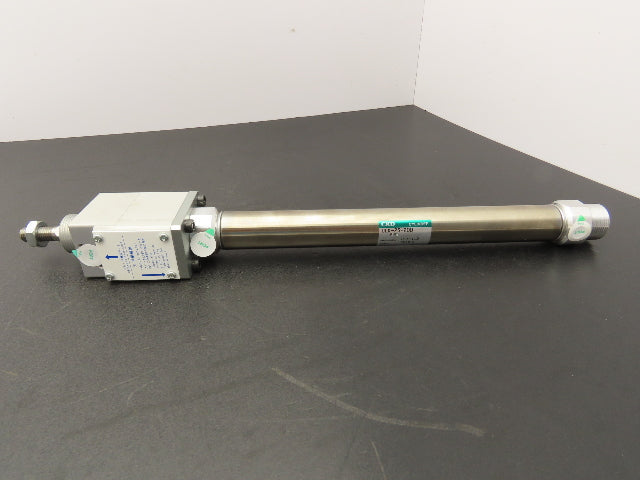 CKD ULK-25-200 Pneumatic Air Cylinder 25mm Bore 200mm Stroke Locking Mount Kit