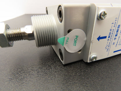 CKD ULK-25-200 Pneumatic Air Cylinder 25mm Bore 200mm Stroke Locking Mount Kit