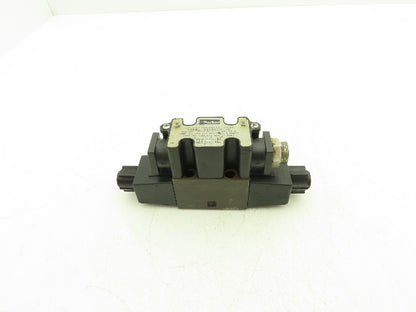Parker D1VW1CY Hydraulic Solenoid Valve 4-Way 3-Pos 120VAC 5000 PSI Series D1VW